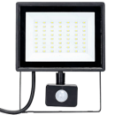 PROYECTOR LED CON SENSOR 50W NEGRO EXTERIOR IP65